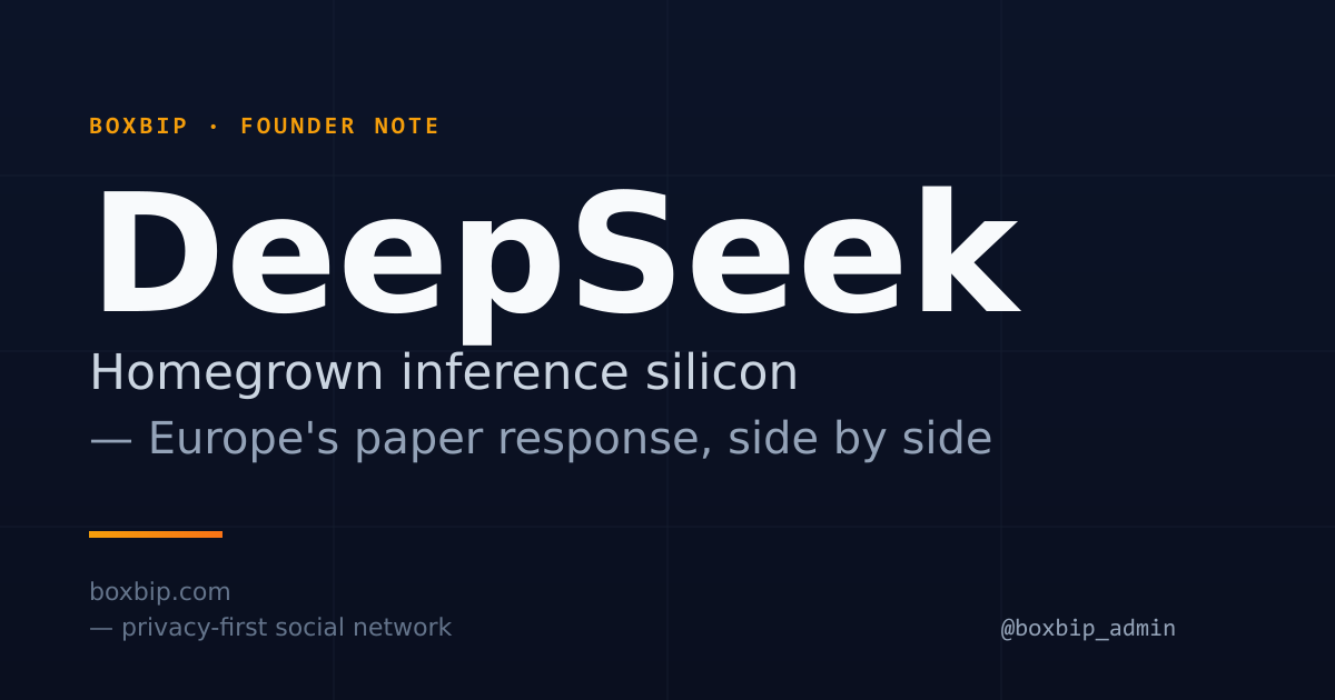 DeepSeek's homegrown chip tests Europe's paper AI sovereignty